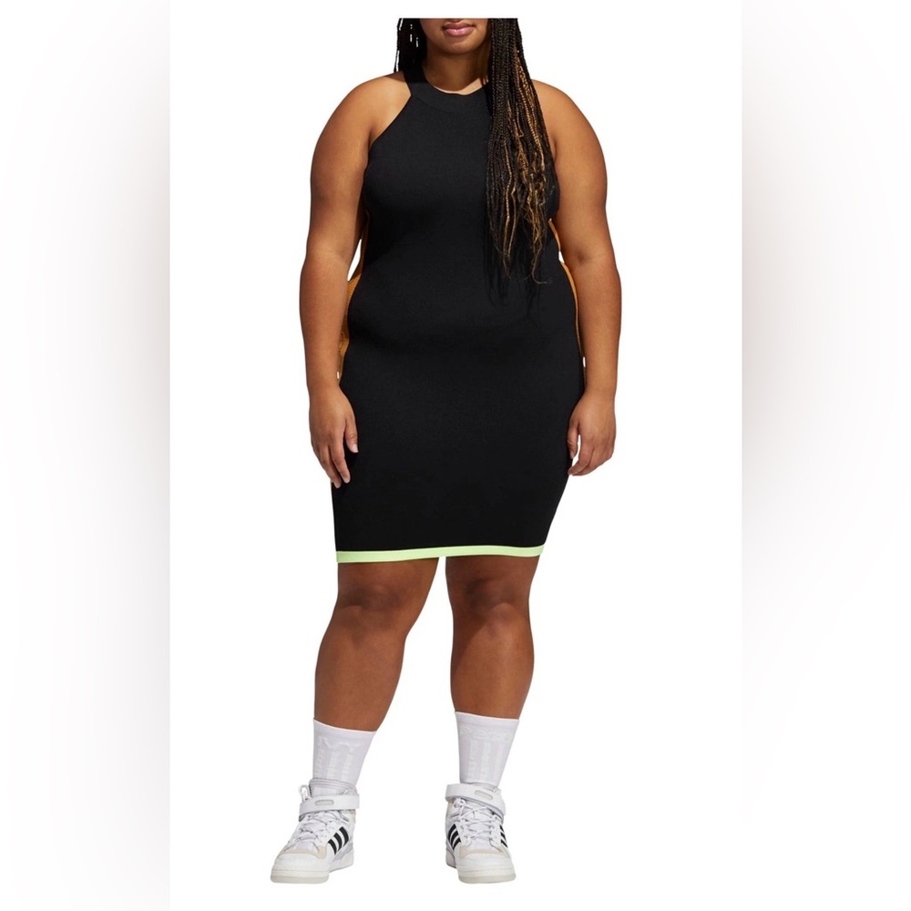 Adidas Women X Ivy Park Knit Body-Con Dress Black